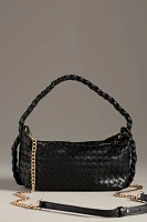 Melie Bianco Woven Shoulder Bag