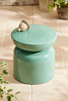 Acapulco Stoneware Stool