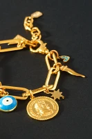 Elizabeth Cole Good Luck Charm Bracelet