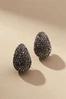The Petra Drop Earrings: Pavé Edition