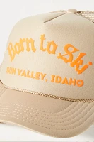 Ascot + Hart Born to Ski Trucker Hat