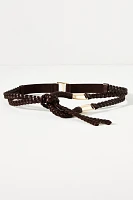 Woven Skinny Belt