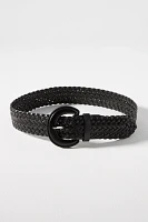 Leather Woven Belt