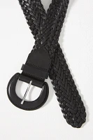 Leather Woven Belt