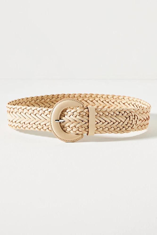 Leather Woven Belt