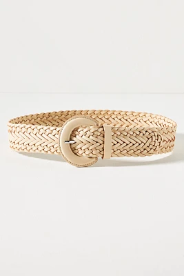 Leather Woven Belt