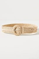 Leather Woven Belt