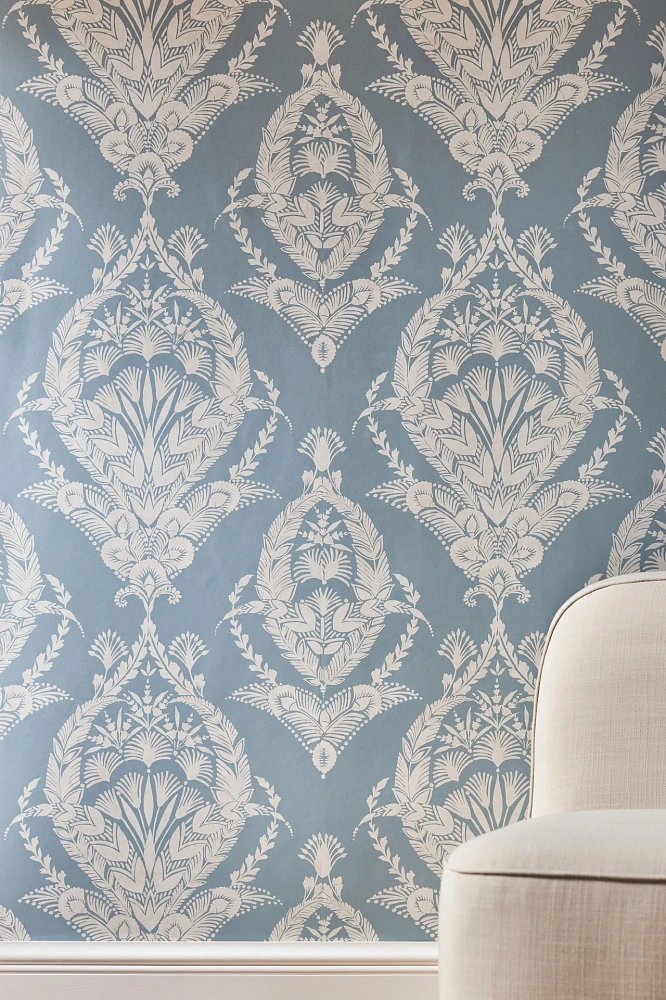 Arlie Botanical Damask Wallpaper