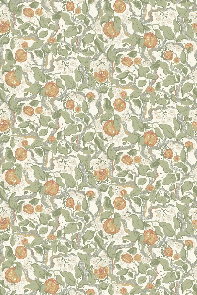 Kort Fruit and Floral Wallpaper