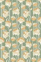 Mirth Studio Shirley Deco Floral Peel-and-Stick Wallpaper