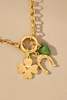 Hart Percy Clover Charm Necklace