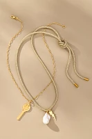 Hart Heirloom Chain & Lurex Cord Necklaces