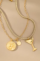 Hart Heirloom Chain & Lurex Cord Necklaces, Set of 2