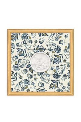 Floral Intaglio Wall Art