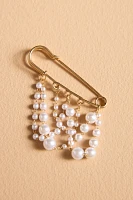 Safety Pin Pearl Drops Shoe Charm Set