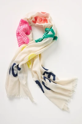 Vilagallo Tennis Print Scarf