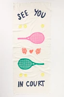 Vilagallo Tennis Print Scarf