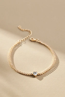 Joy Dravecky Devotion Heart Bracelet