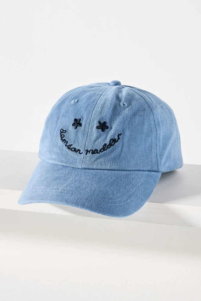 Damson Madder Smiley Cotton Baseball Cap