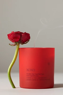 Anecdote XOXO Cherry & Pink Peppercorn Glass Candle