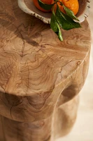 Teak Root Hourglass Stool