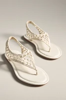 Silent D Crochet Thong Sandals