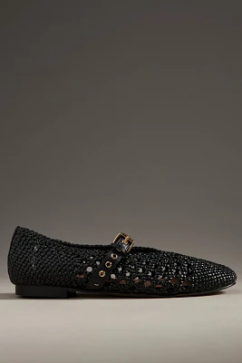 Bibi Lou Woven Moto Ballet Flats