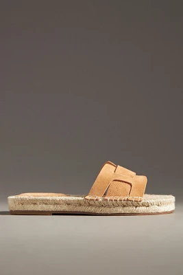 Bibi Lou Suede Espadrille Slide Sandals