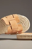 Bibi Lou Suede Espadrille Slide Sandals