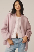 By Anthropologie Boxy Open Cardigan Sweater