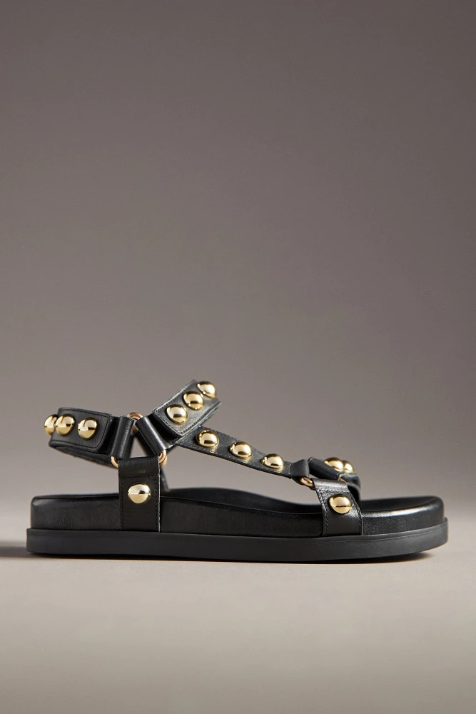 Studded Leather Sport Sandals