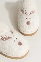 Minnetonka Reindeer Scuff Slippers