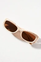 Wrapped Rectangle Sunglasses