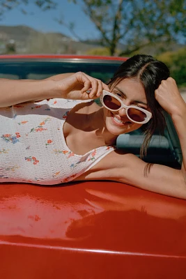Wrapped Rectangle Sunglasses