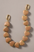 Clare V. Wood Heart Collar Shortie Bag Strap