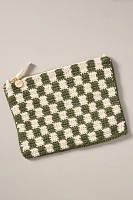Clare V. Woven Flat Clutch