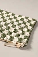 Clare V. Woven Flat Clutch
