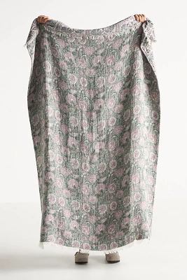 Isadora Cotton Woven Throw Blanket