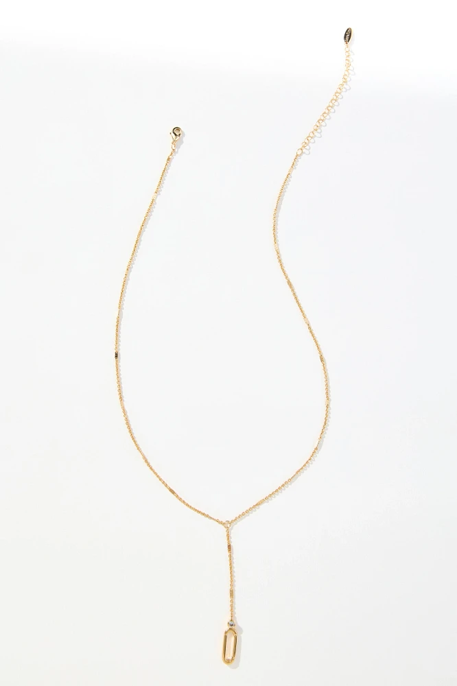 Snake Lariat Charm Necklace