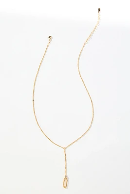 Snake Lariat Charm Necklace