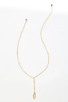 Snake Lariat Charm Necklace