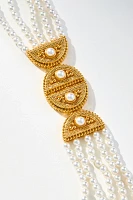 LYNYER Ravi Pearl Choker Necklace