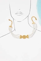 LYNYER Ravi Pearl Choker Necklace