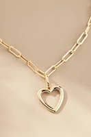 Thatch Open Heart Link Necklace