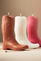 Davie Ocho Cowboy Boot Candle