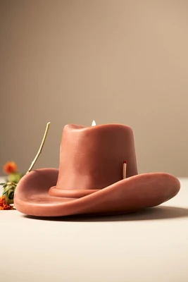 Davie Ocho Cowboy Hat Candle