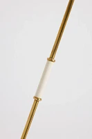 Mayotte Large Offset Brass Floor Lamp