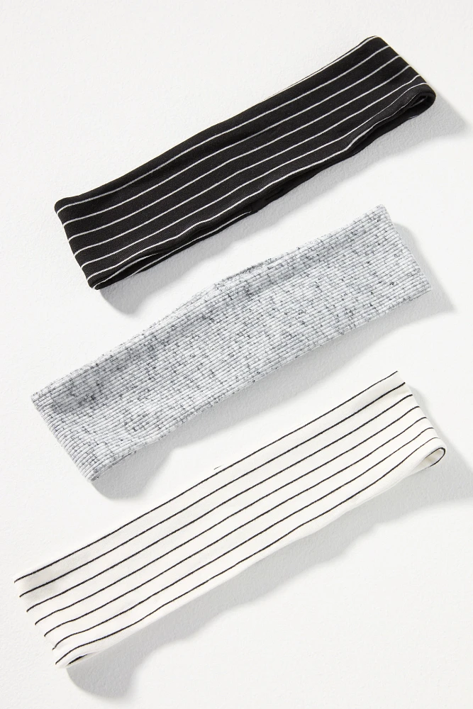 Jersey Stretch Headbands, Set of 3