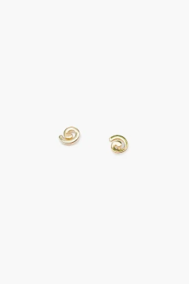 MUNS Espiral Swirl Stud Earrings