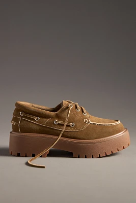 Jeffrey Campbell Crushed-T Lug Platform Boat Shoes